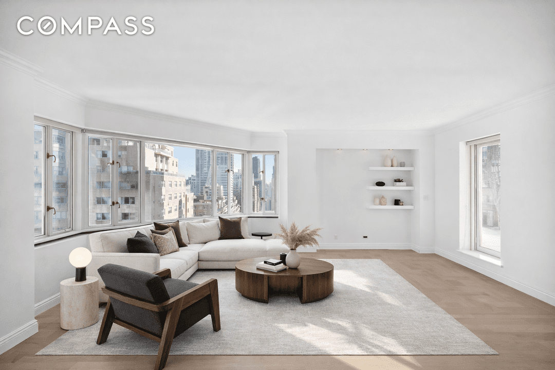 Situated on the 18th floor of this 20 story building, Residence 18B at the Beekman Townhouse Condominium offers captivating city views and abundant natural light throughout the home.