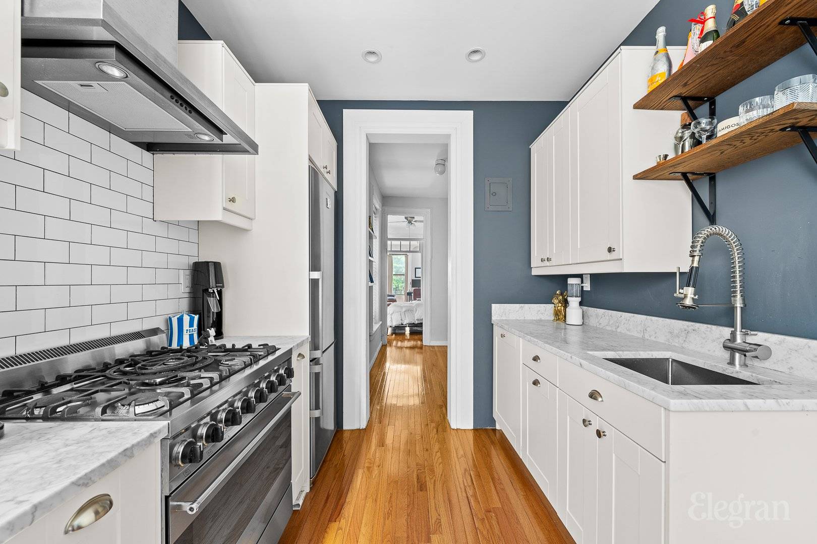 This charming 1 bedroom apartment has been tastefully renovated with a sophisticated European flair.