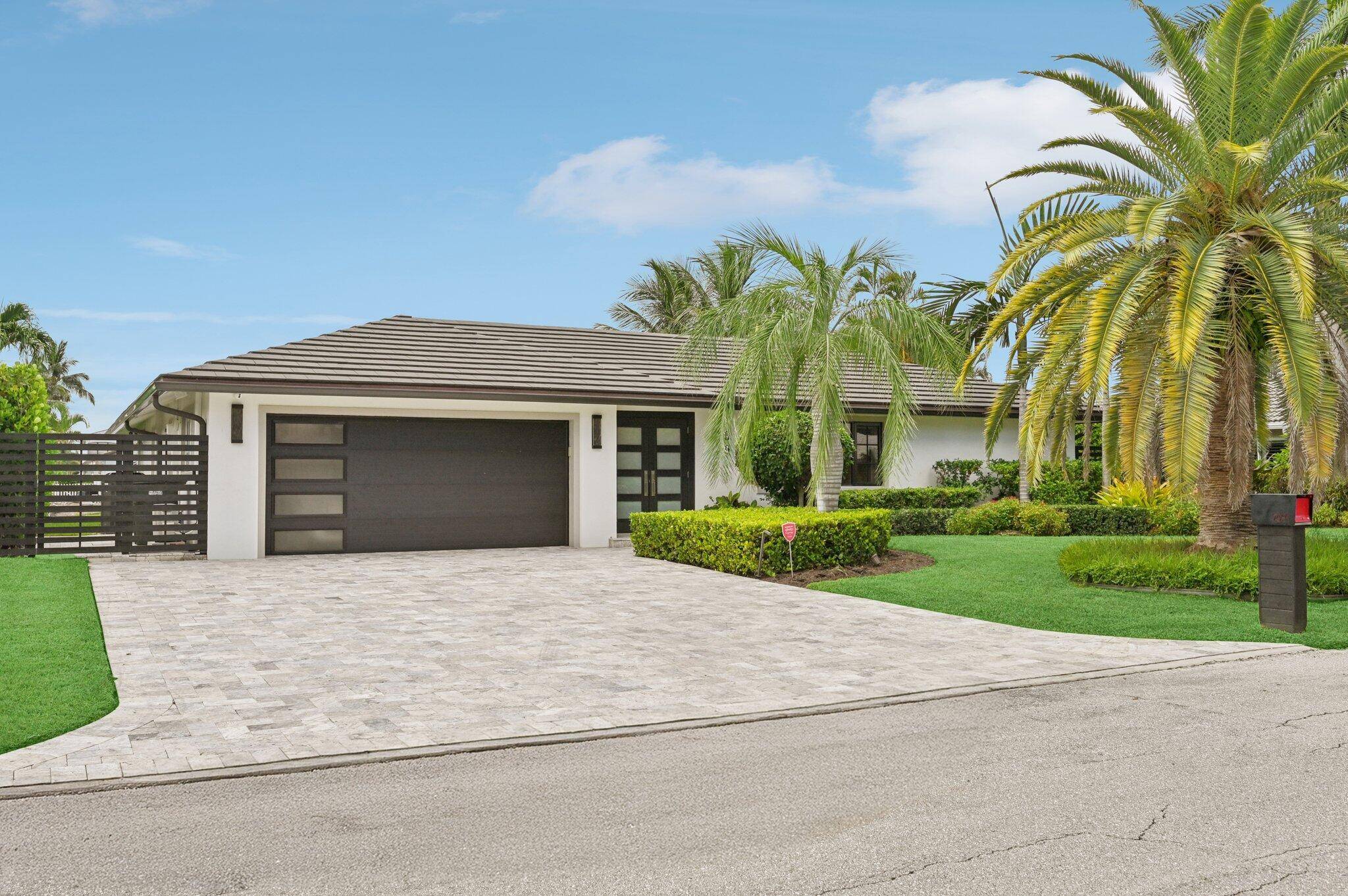 A private boater's retreat in Boca Raton's Bel Marra waterfront community.