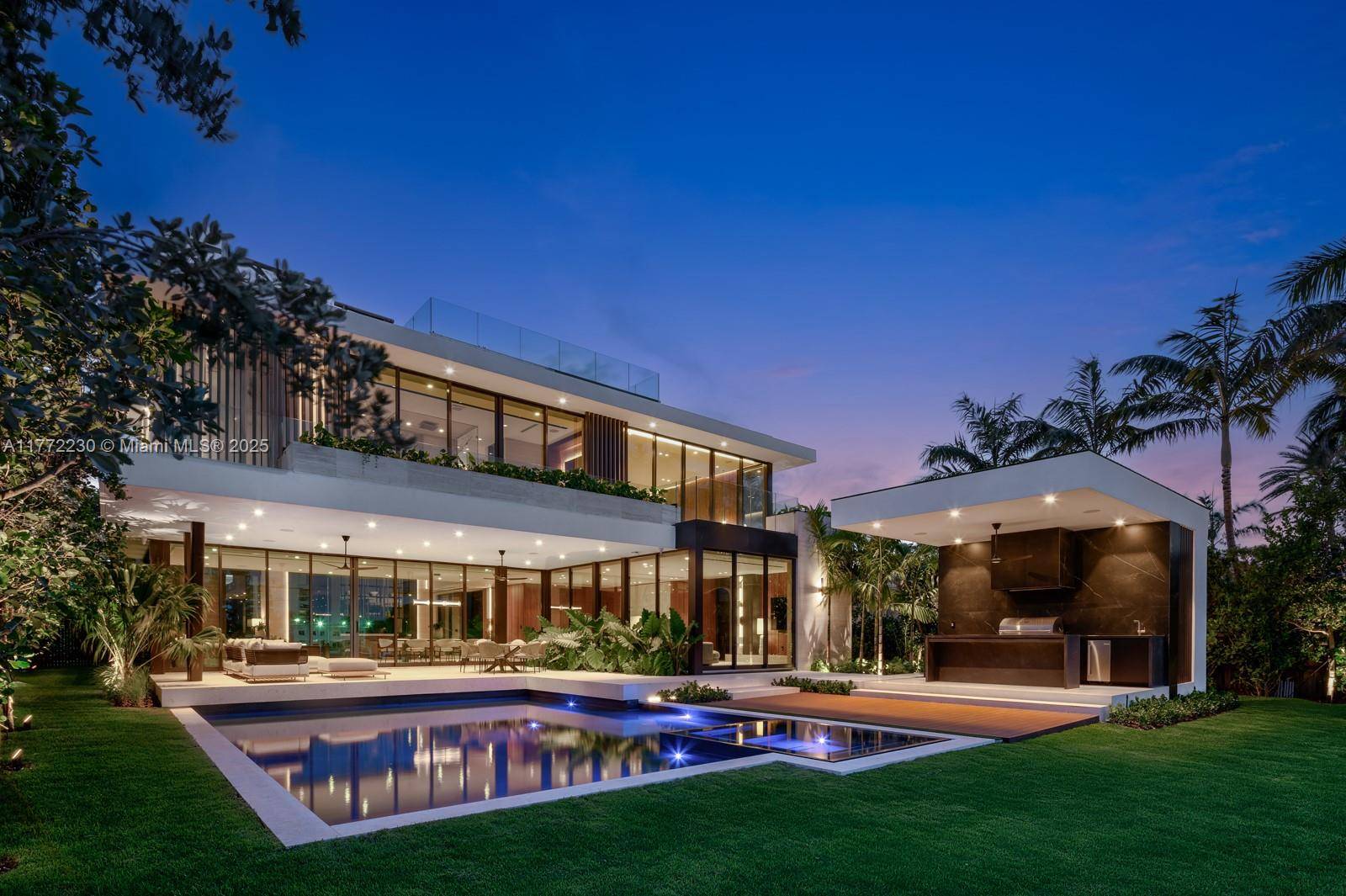 Masterfully designed by SDH_Studio, developed by Groupe Dayan amp ; built by Treo Construction in 2025, this architectural masterpiece spans 7, 000 sqft, with 7 beds and 7 baths, of ...
