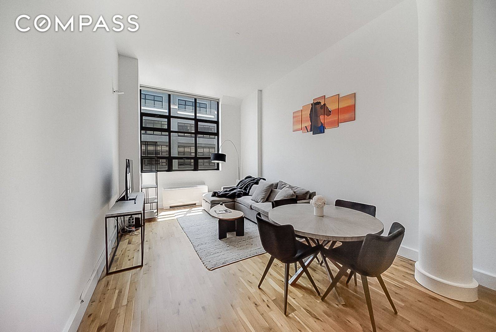 Massive 1 bedroom loft at the One Brooklyn Bridge Park Condominiums.