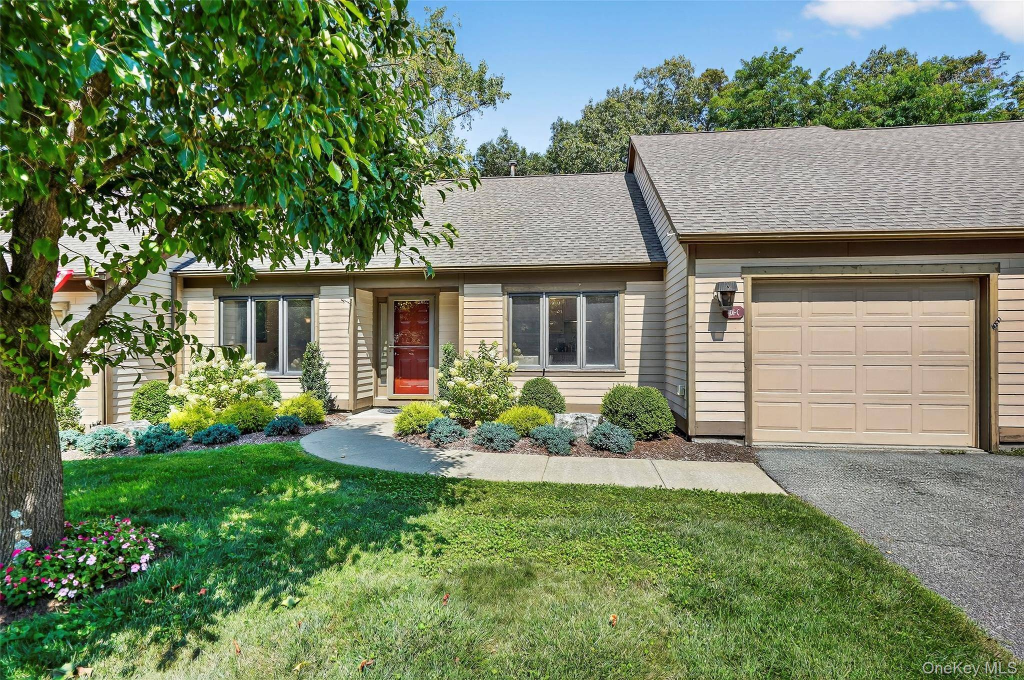 Welcome to this beautifully maintained two bedroom, two bath, one level Armonk model, complete with an attached one car garage, and is located on a quiet cul de sac.