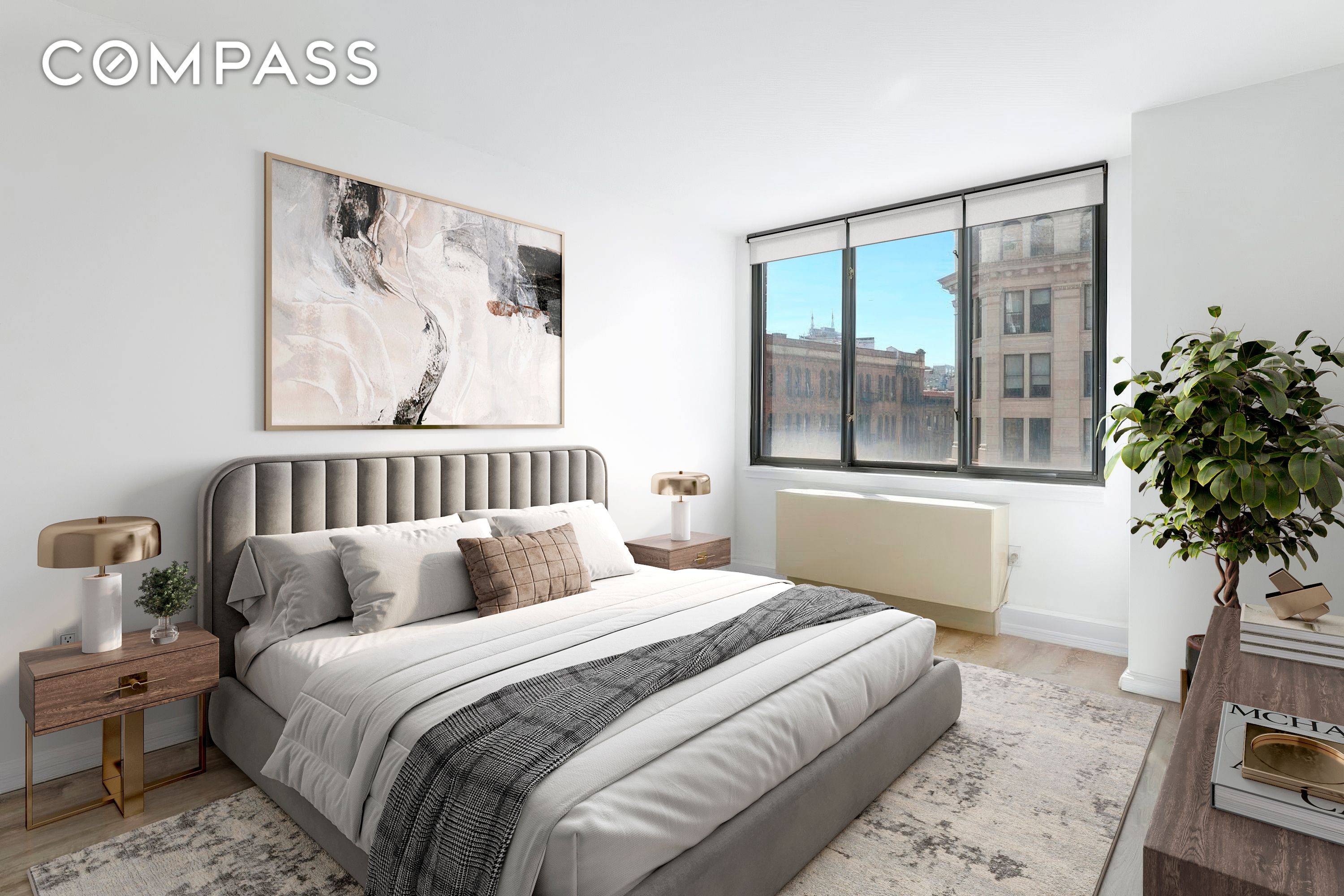 This light filled two bedroom unit offers a prime location in Nolita, featuring western and northern exposures that provide breathtaking afternoon sunsets.