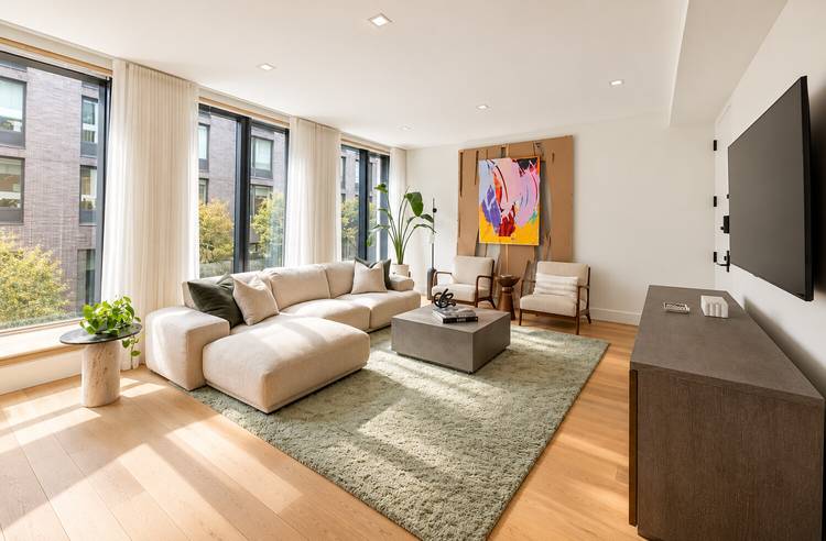 Welcome to Residence 2B at 256 North 9th Street, a 1, 135 square foot floor through two bedroom, two bathroom home with an expansive south facing terrace in the heart ...