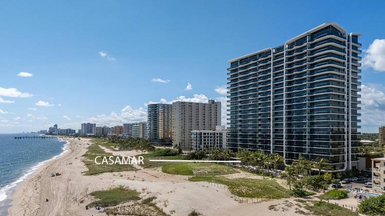 New never lived in furnished residence with direct eastern ocean exposure.
