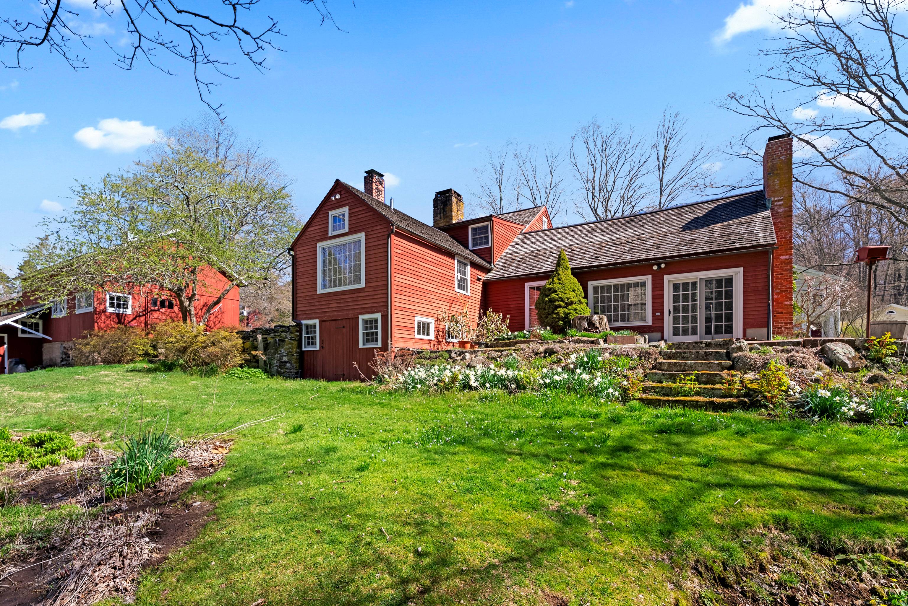 Nestled in the Historical District of North Branford, the Timothy Russell house, built in 1762, stands as a testament to timeless elegance.