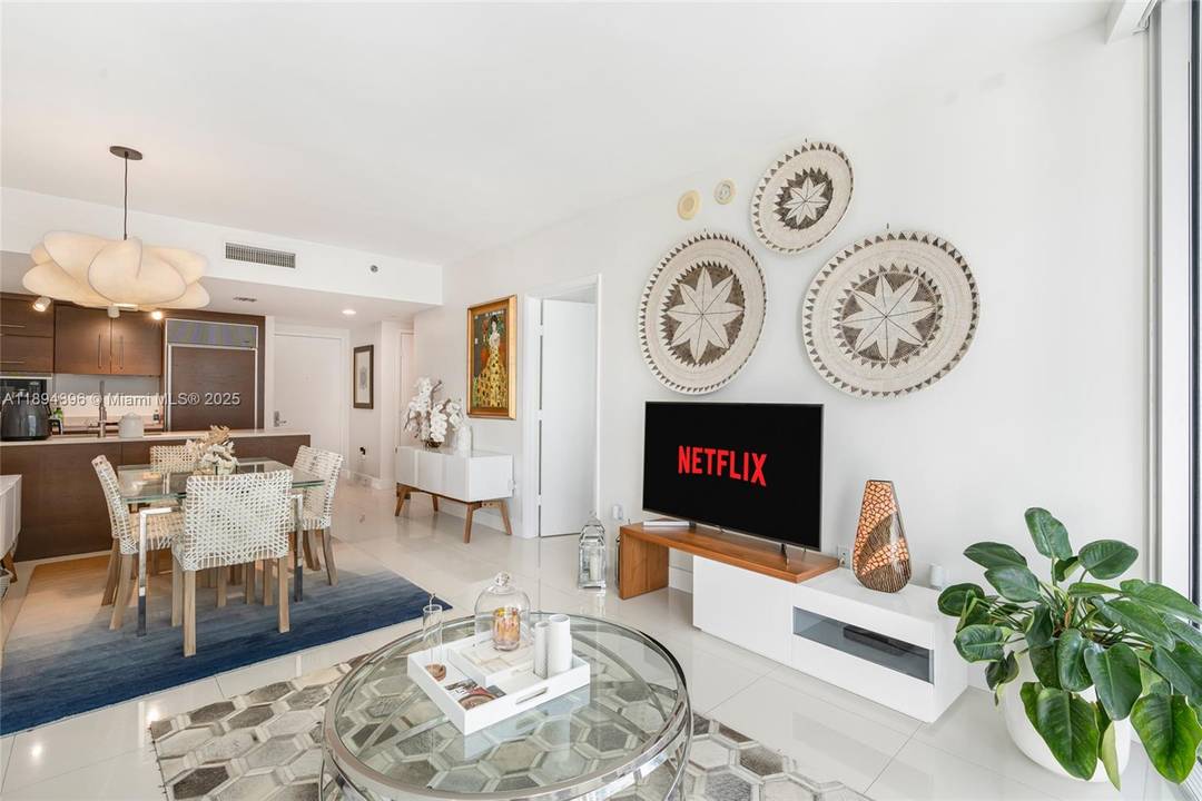 Experience luxury living in the heart of Brickell with this turn key, impeccably designed 1 bedroom condo featuring an open floor plan and a spacious water bay front private terrace.