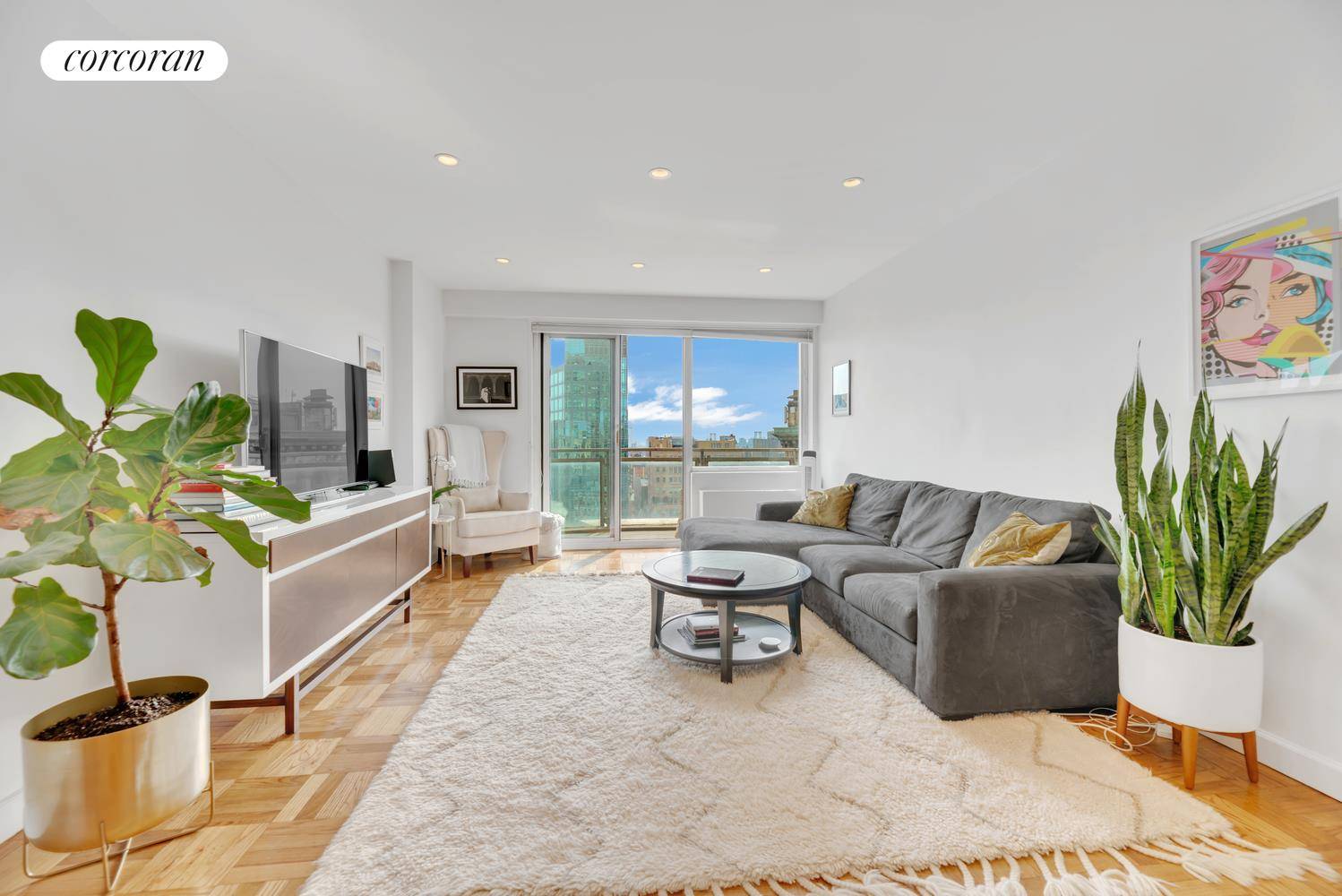 Enjoy the sunrise in this gorgeous high floor one bedroom home with private outdoor space and great storage in an amenity rich Greenwich Village condop.
