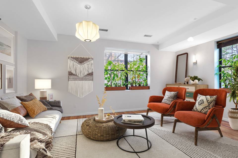 Rarely available, generously proportioned 2 bedroom, 2 bath located in the Graham Home for the Old Ladies an architectural gem located in Brooklyn's historic landmark district of Clinton Hill.