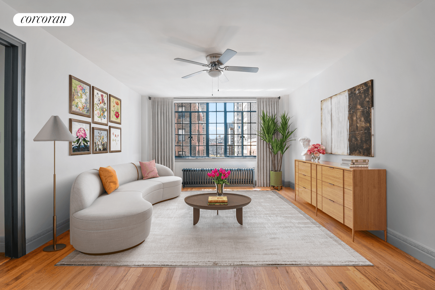 Recently renovated and rarely available, this high floor, two bedroom one bathroom residence is an incredible opportunity.