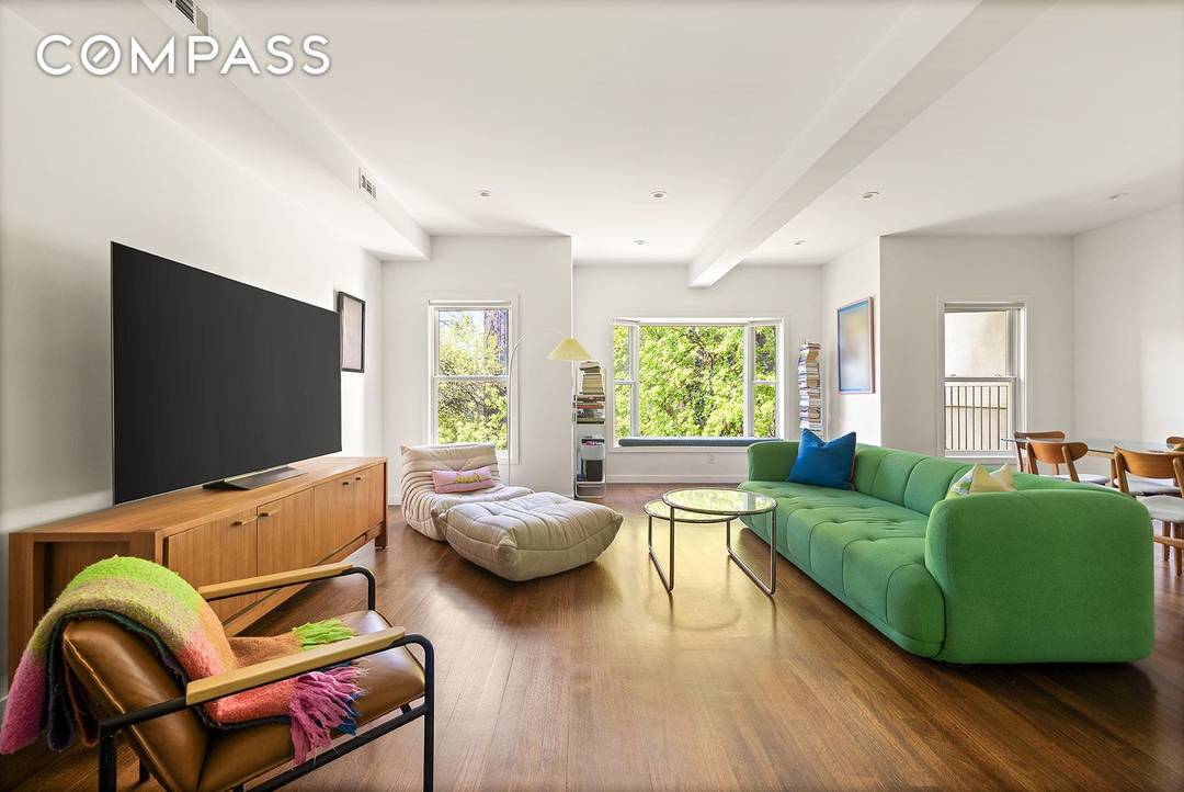 95 Dikeman Street, Unit 2 presents a rare opportunity to own a thoughtfully designed two bedroom, two bathroom residence with exceptional private outdoor space in the heart of Red Hook.