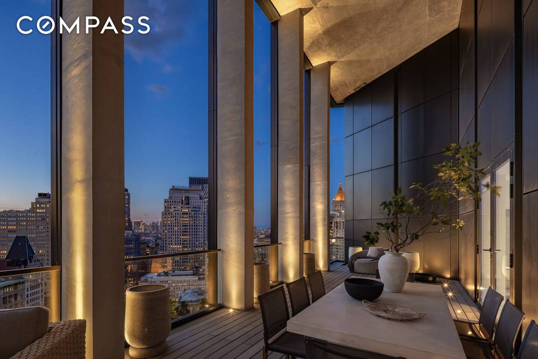 Penthouse One the pinnacle penthouse at N 33 Park Row presents an extraordinary four bedroom, four and two half bathroom duplex layout spanning 3, 534 square feet, with two private ...