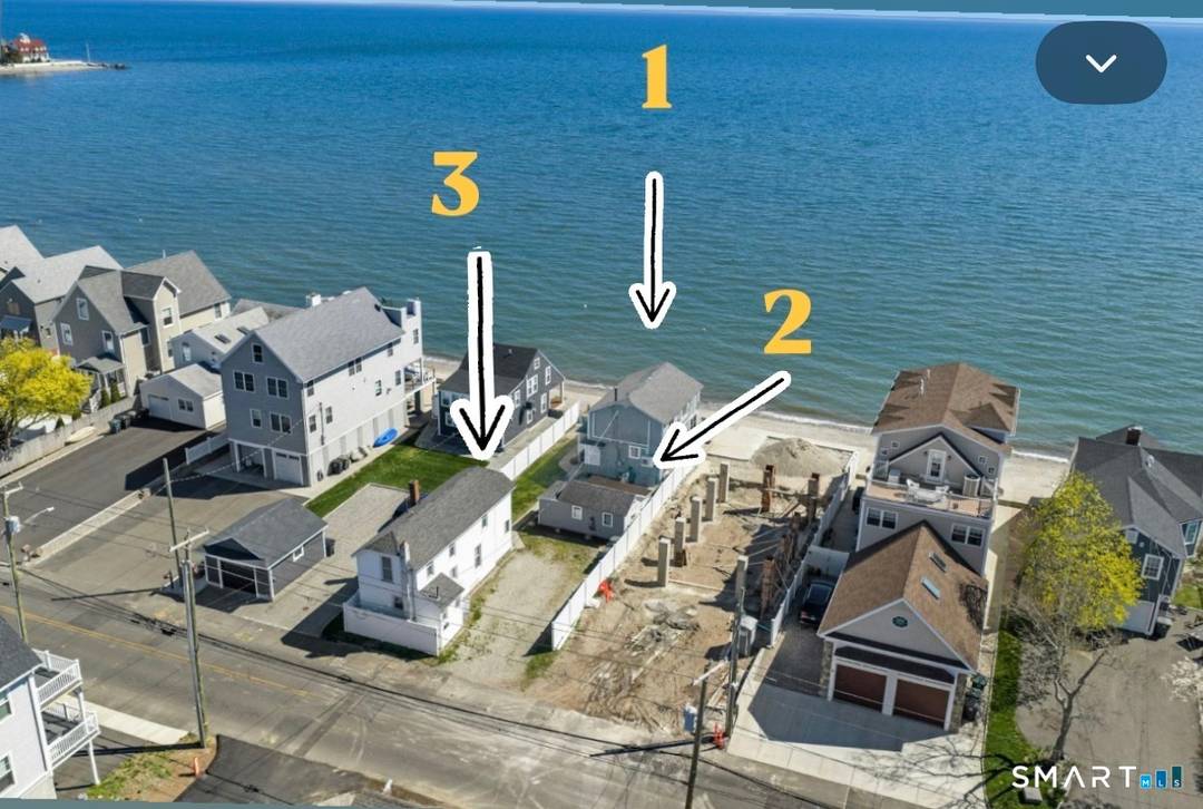 A rare opportunity to own a true Waterfront Compound in Milford featuring THREE legal dwellings in one lot with private beach access offering immediate income potential and long term redevelopment ...