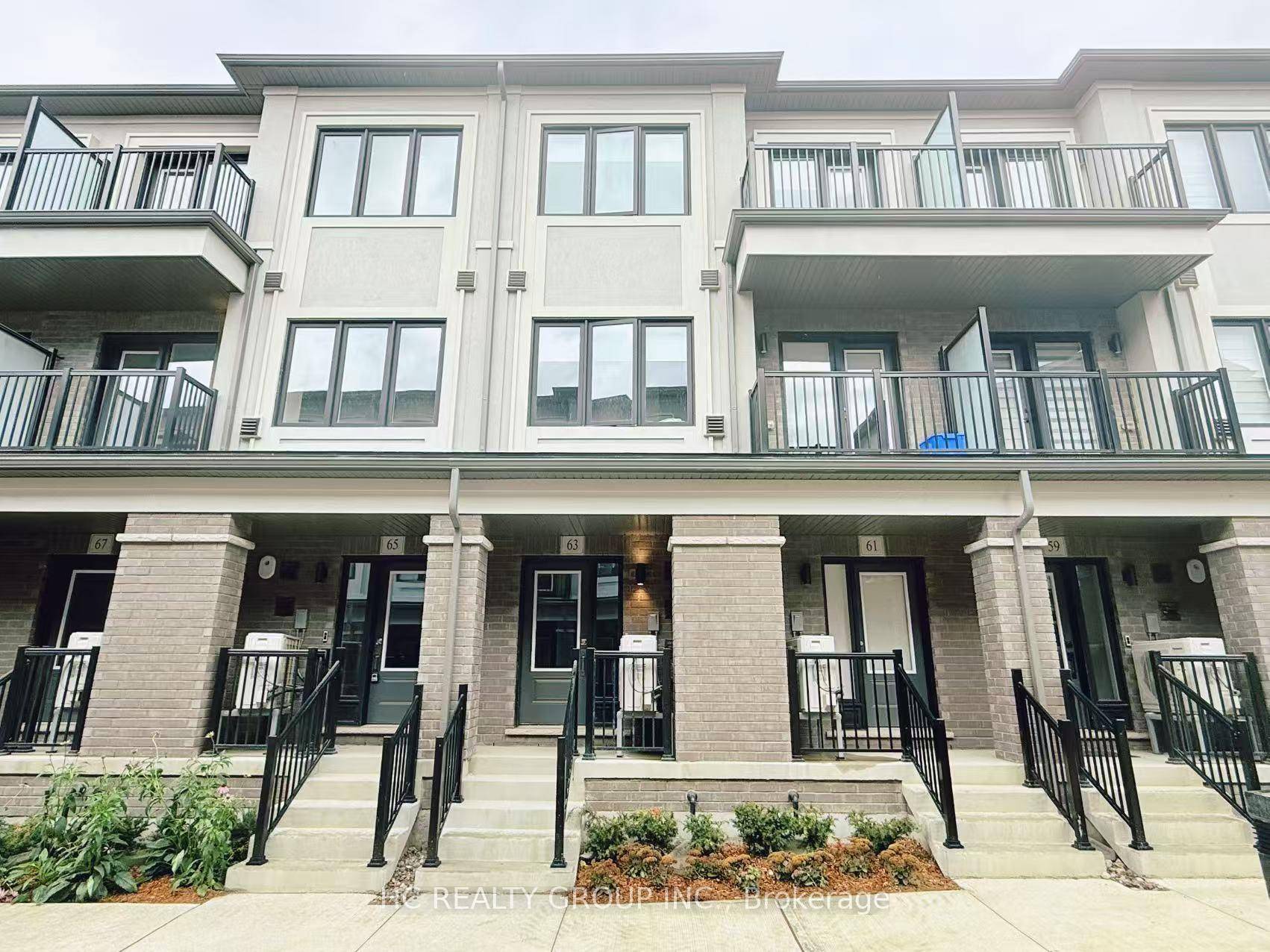 Brand new townhome at 63 Matawin Lane, Richmond Hill.