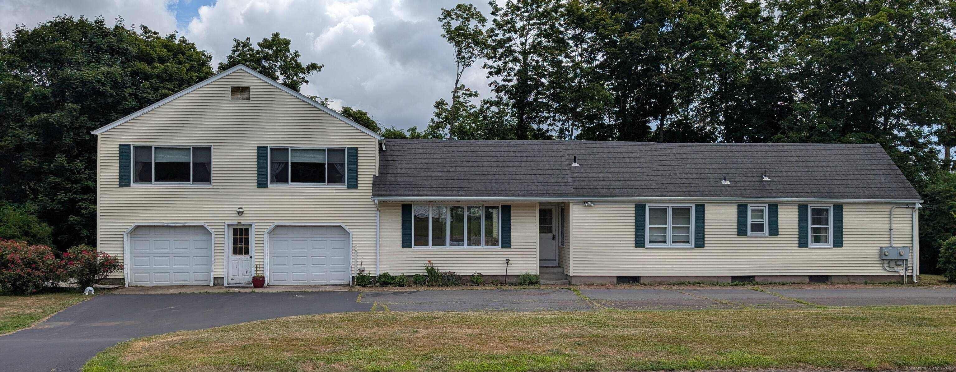This ranch style home situated on 0.