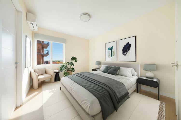 Private Roof Terrace Primary Bedroom with Dual Closets and En Suite Bathroom Balconies off 2nd and 3rd bedrooms Elegant Scavalini Kitchen with Caeserstone countertops and Premium Bertazzoni Appliances 7.