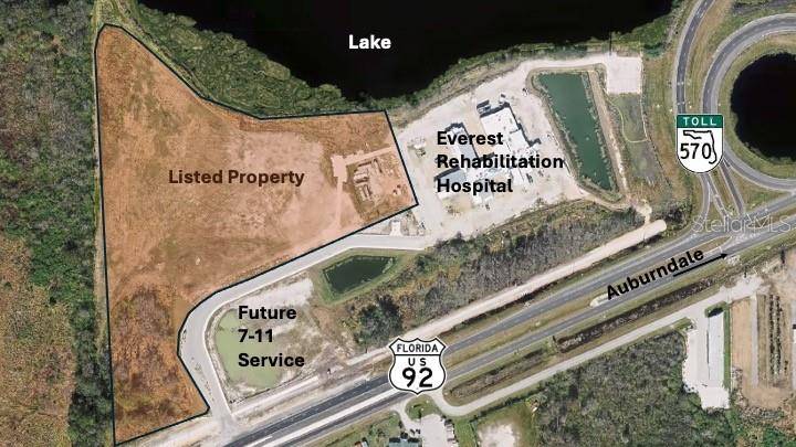 Prime 14. 81 acre development opportunity strategically located along US Highway 92 in Auburndale, Florida, within the rapidly emerging Everest Village corridor.