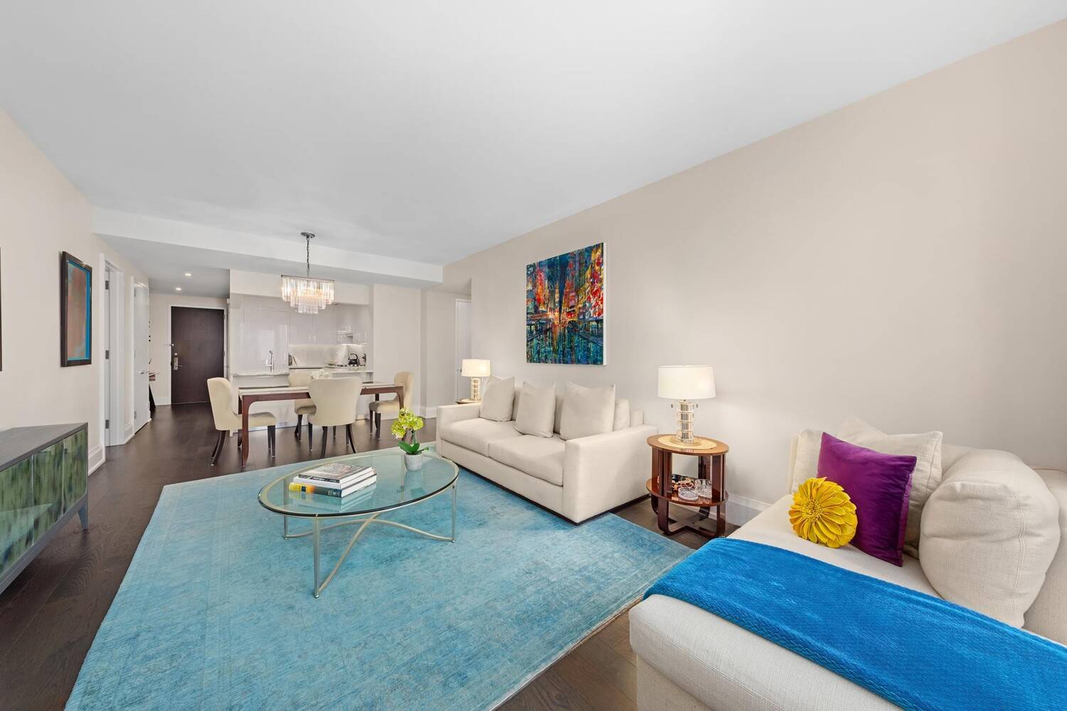 Welcome to apt 11J at One Riverside Park, a spacious and thoughtfully designed 2 bed, 2 bath residence spanning over 1400 square feet.