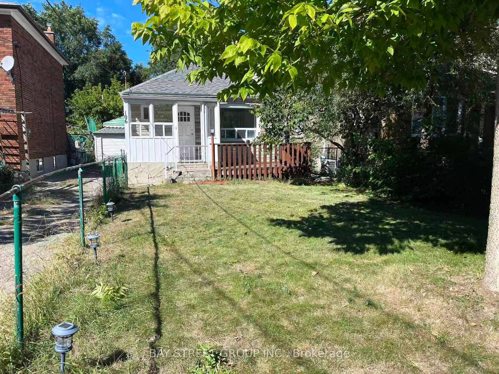 Well Maintained Bungalow Lot In Sought After Danforth Village In East York.
