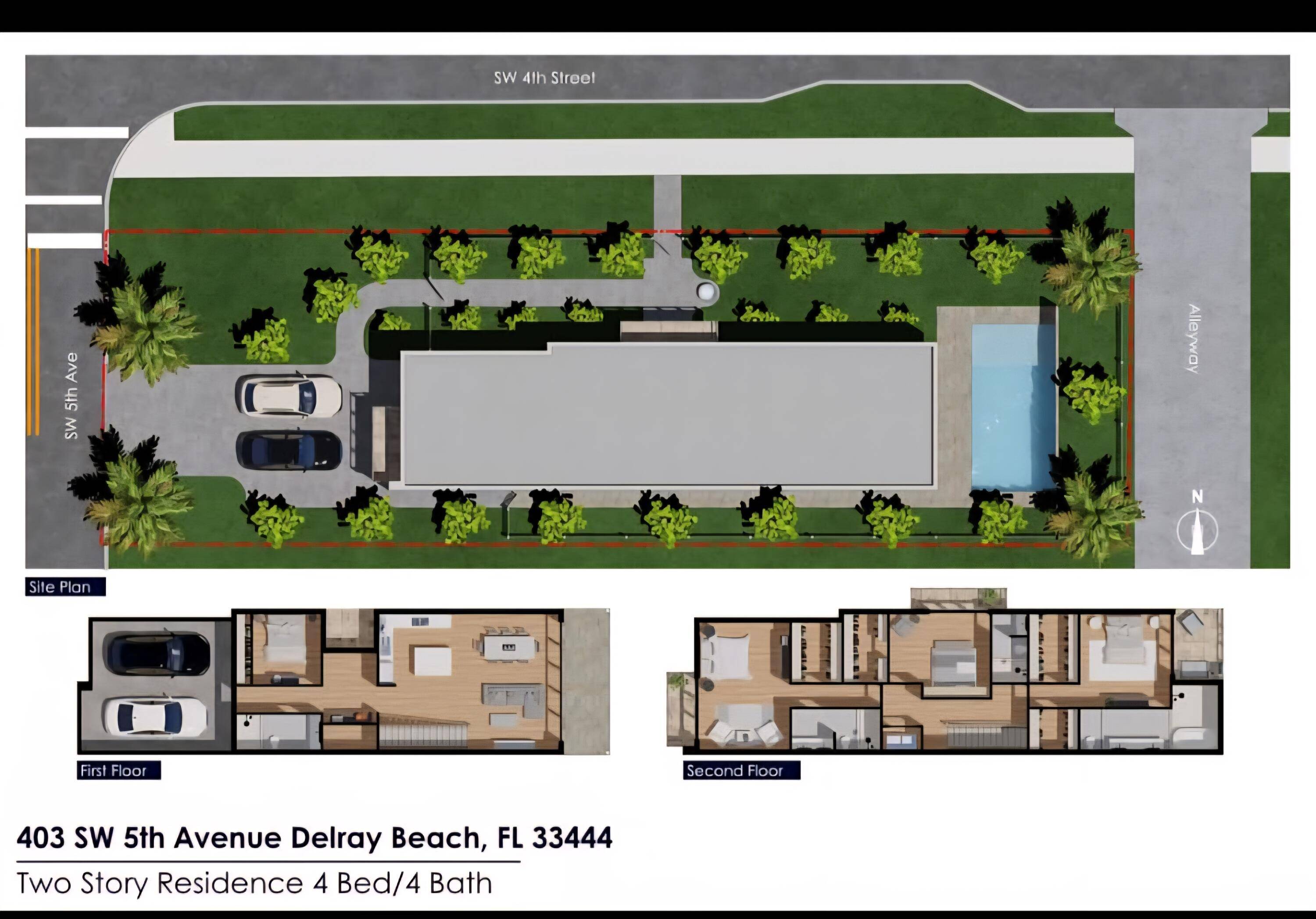 Just minutes from the beach and vibrant Atlantic Ave, this cleared lot is ready for your custom 4 bed, 4 bath masterpiece !