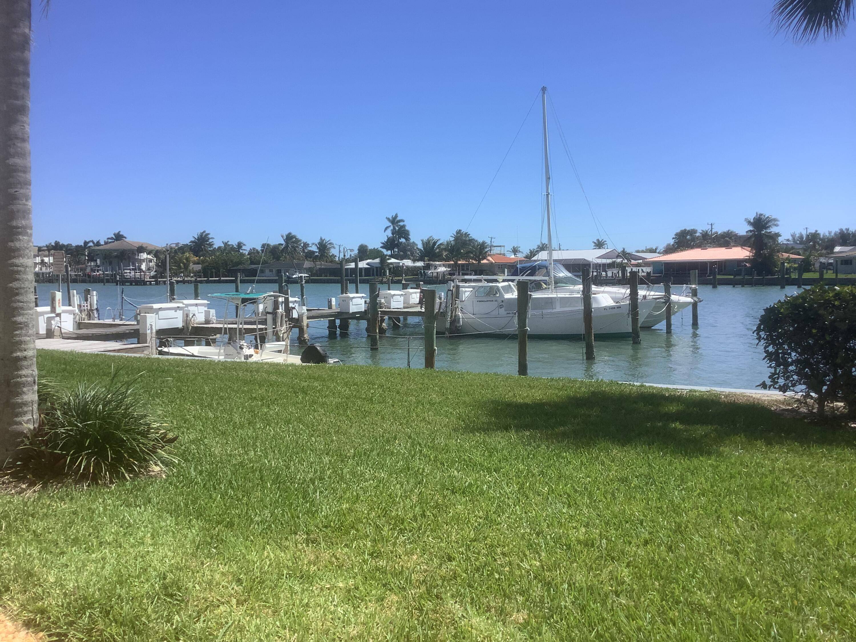 Waterfront paradise with ocean access marina.