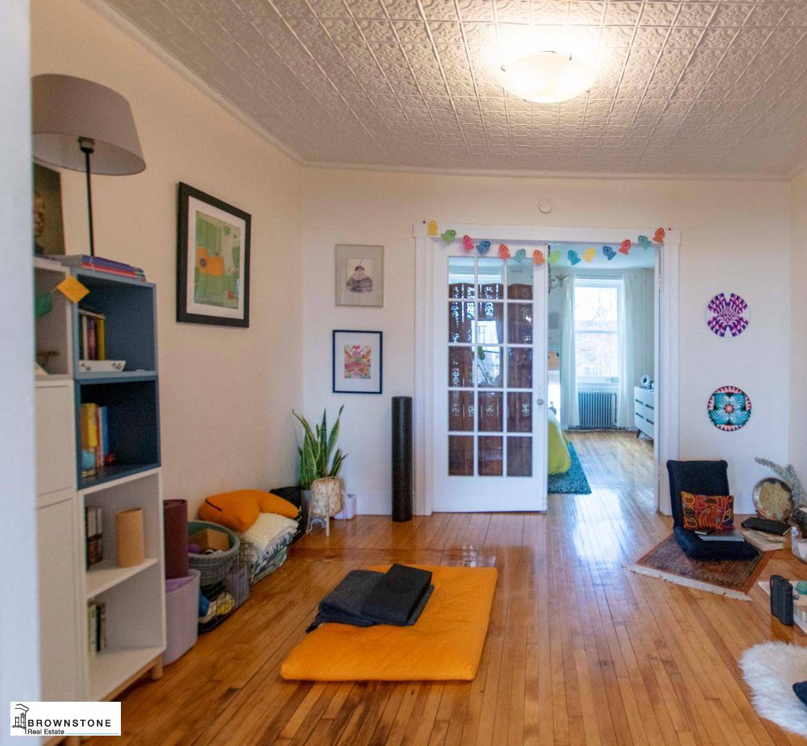 Carroll Gardens Brownstone one bedroom plus den on historic, tree lined Henry St.