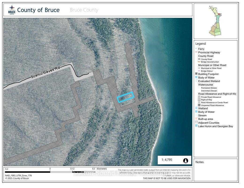 Discover your private slice of nature with this spacious 94ft x 280ft vacant lot, perfectly situated near the breathtaking Greg's Caves and Bruce Trail.