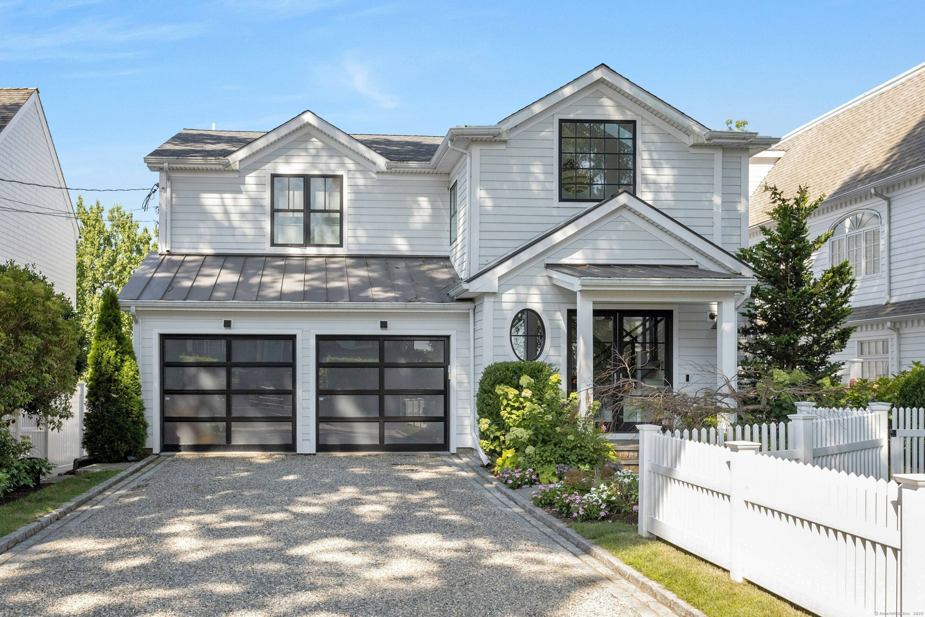 Discover this stunning 4 bedroom, 4 bathroom home nestled in the heart of Rowayton's Pine Point Association.