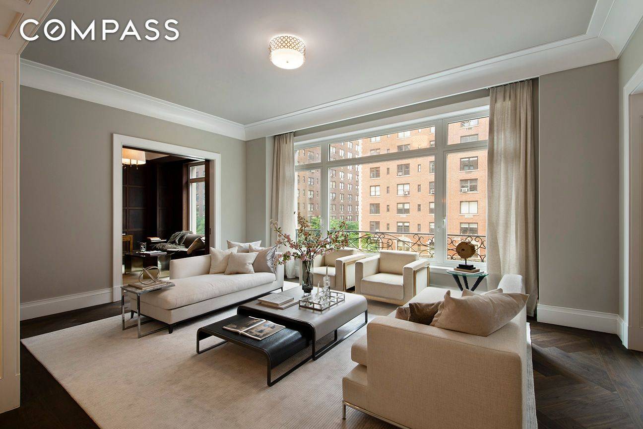 Private and luxurious full floor 3 bedroom with separate library 3.