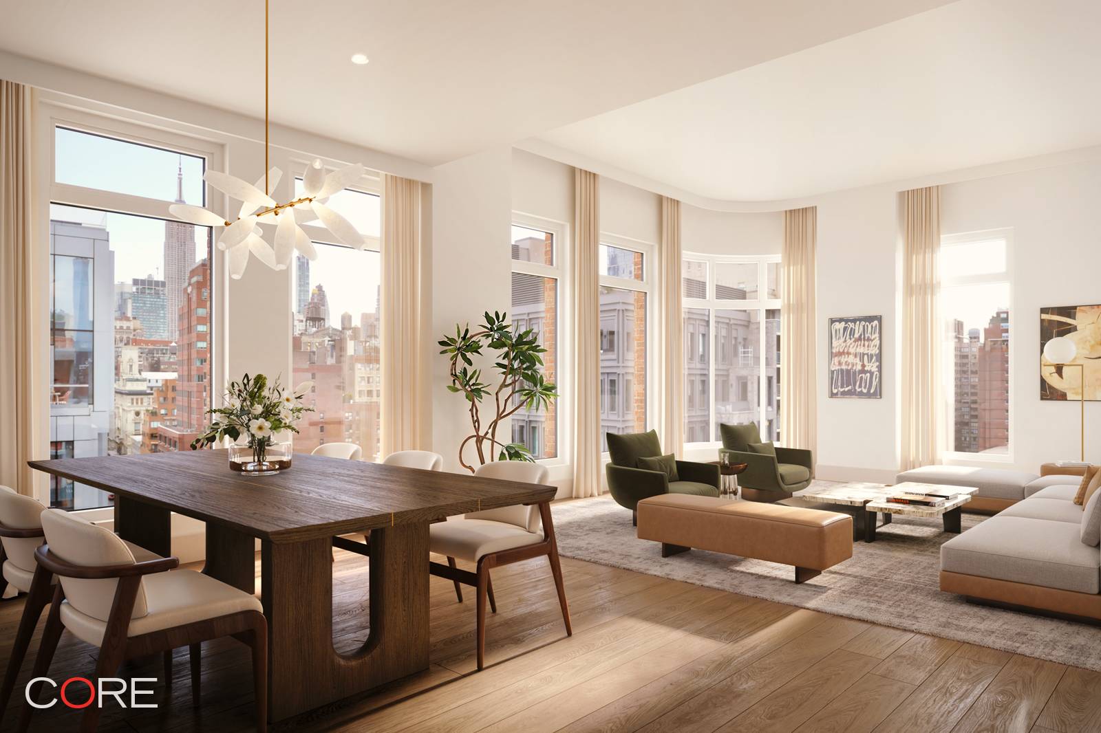 Welcome to Residence 4G at The Village West, a thoughtfully designed one bedroom, one bath home with a dedicated home office, crafted by BKSK Architects and developed by IGI.