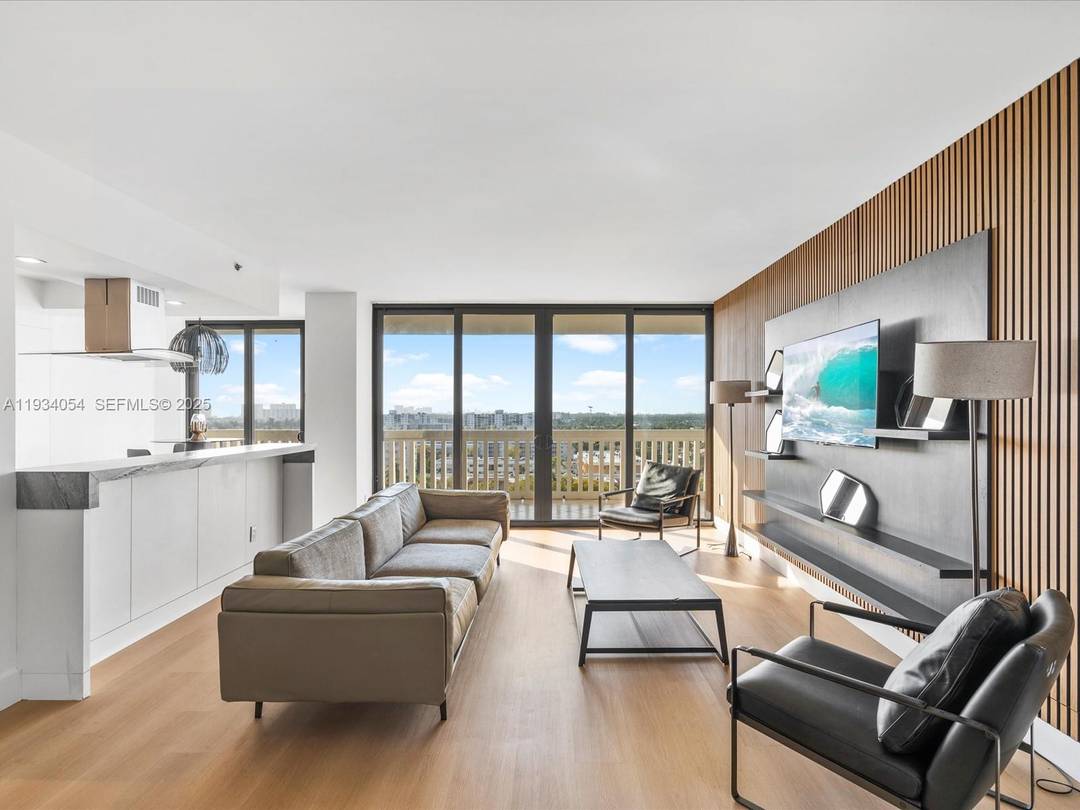 A beautifully renovated, south facing two bedroom, two bath residence in the heart of prestigious Williams Island.