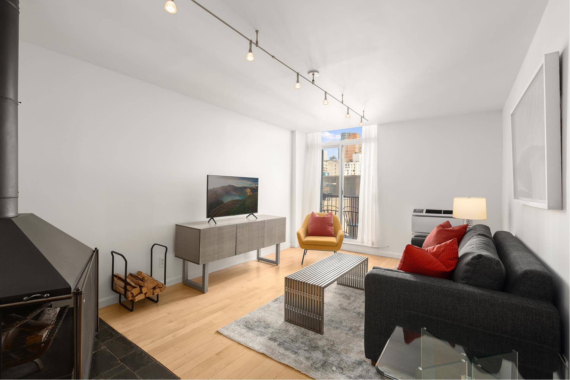 Welcome to this bright and stylish triplex penthouse a one bedroom, one bathroom gem with everything you need.