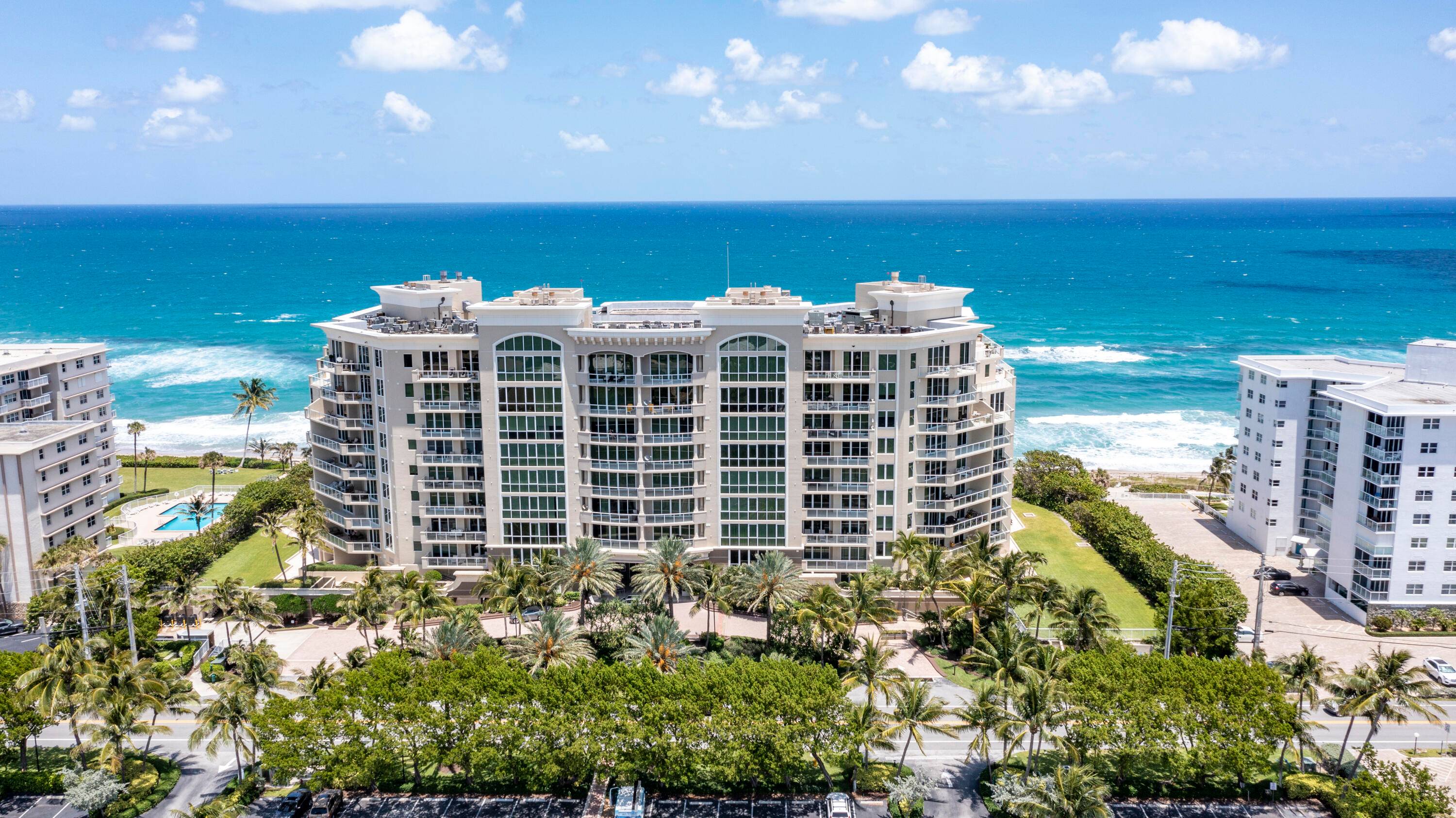 SPECTACULAR DIRECT OCEANFRONT THROUGH TO INTRACOASTAL 3 BEDROOM PLUS DEN CONDOMINIUM WITH STUNNING SUNRISE TO SUNSET WATER VIEWS.