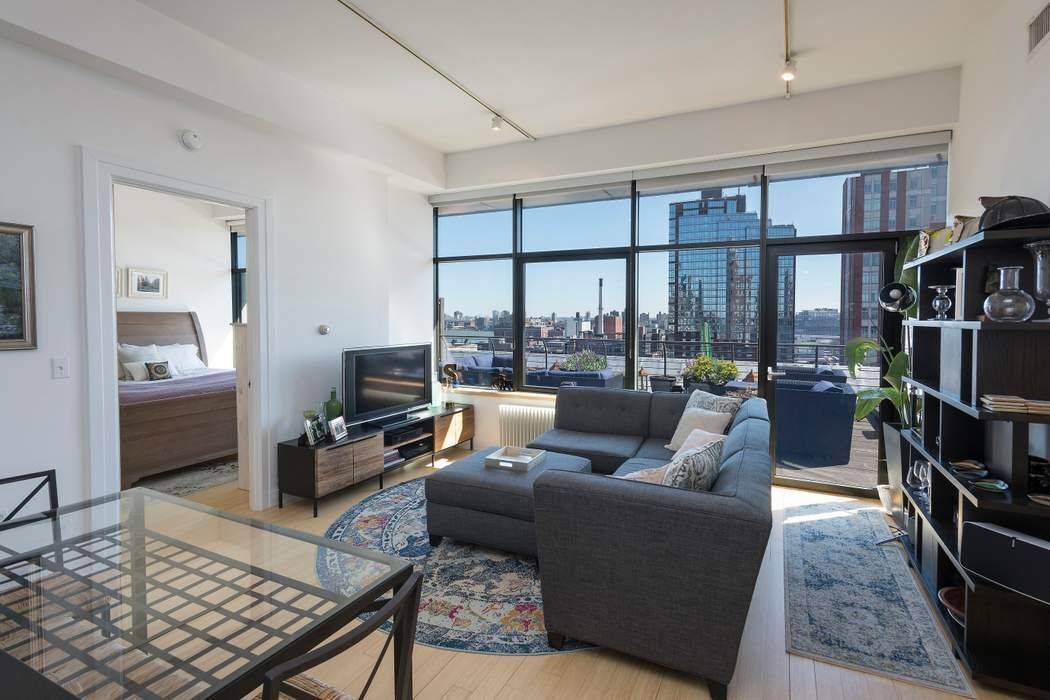Located on top of the coveted 70 Washington Street Condominium, sits this sun flooded eastern facing penthouse spans approx.
