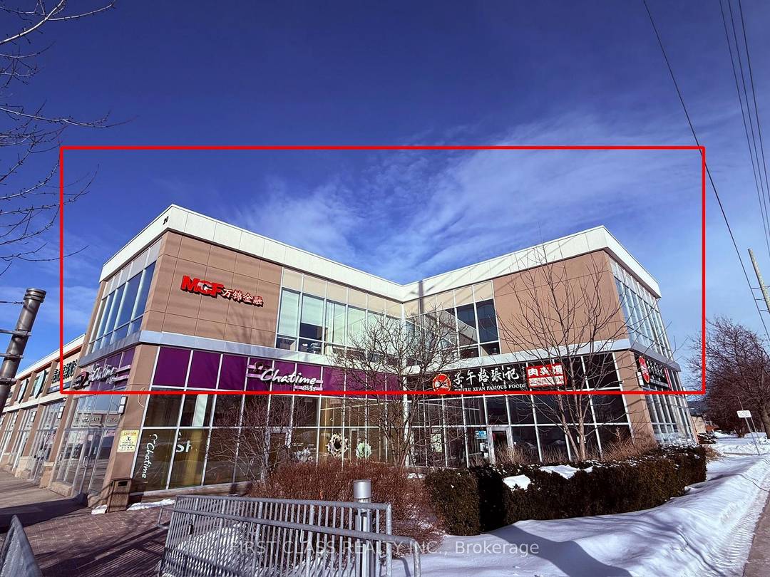 Rare opportunity to own a corner commercial unit in a vibrant established complex with retail restaurant office business in core area of Markham.