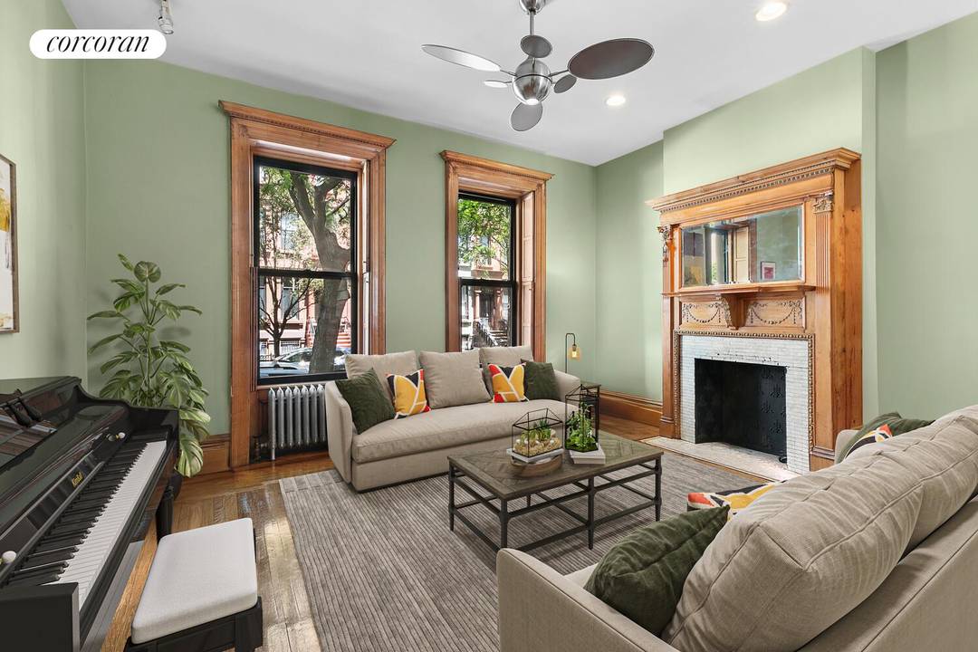 New to the market a rare, full floor convertible 3 bedroom Harlem brownstone coop residence in the Central Harlem Historic District, perfectly positioned on the parlor level of 152 West ...