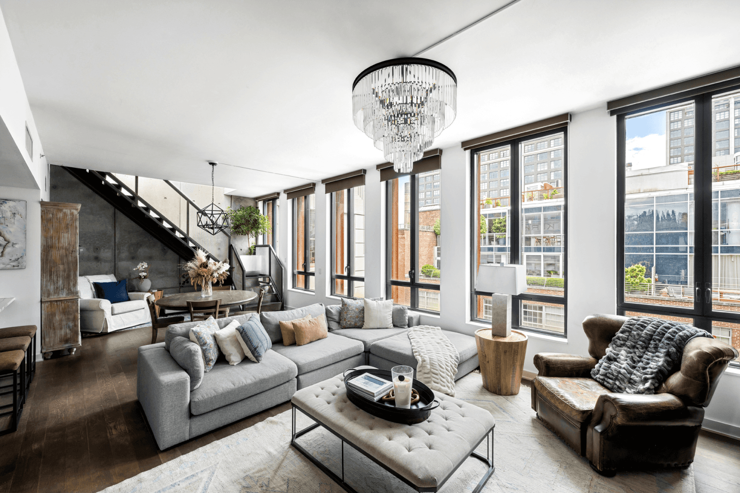 Experience authentic Dumbo loft living with a private rooftop terrace in this luxurious 3 bedroom, 2 bathroom condo boasting soaring 10 foot ceilings, huge walk in closets, and a dedicated ...