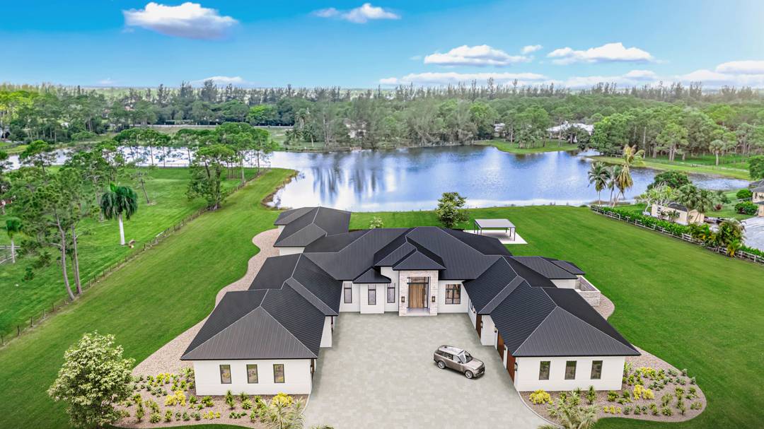 Welcome to Homeland ! Gorgeous waterfront new construction in gated equestrian community.