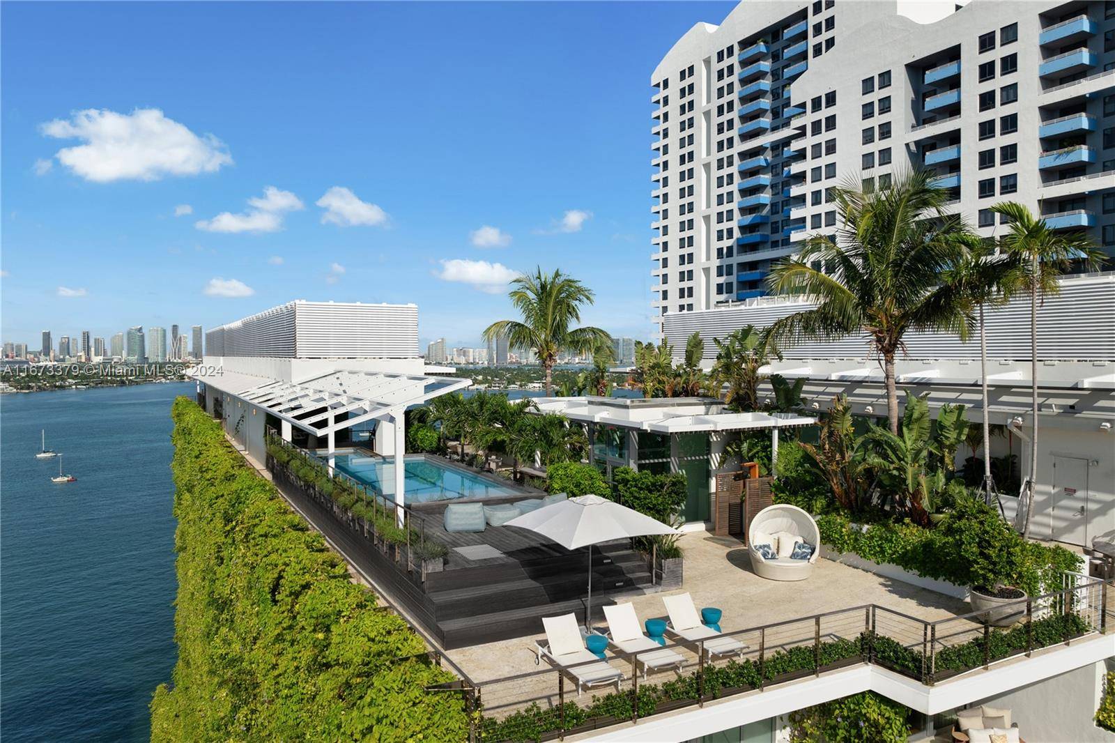 Entertain in the ultimate Miami Beach residence at Monad PHE, with stunning views of the Atlantic Ocean, Biscayne Bay, and the Miami skyline.