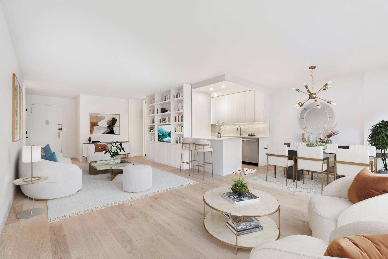 NO BOARD APPROVAL FOR THIS TRIPLE MINT RENOVATED, TOP FLOOR, BR 1BATH COOP W STUNNING, SWEEPING VIEWS amp ; DINING ALCOVE.