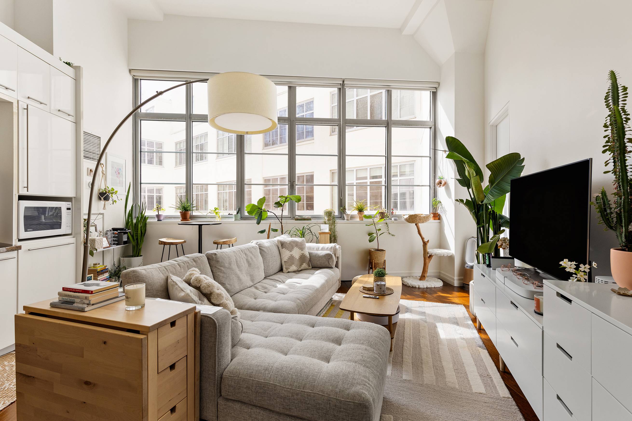 Welcome to unit 453, at Arris Lofts this southern and eastern facing 1 bed 1 bath features 842 square feet of living space, oversized windows, soaring 15 foot ceilings, and ...
