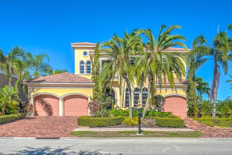 Welcome to this stunning Tuscan inspired estate in Tesoro Golf Club featuring curved wrought iron staircase that sets the tone for timeless elegance.