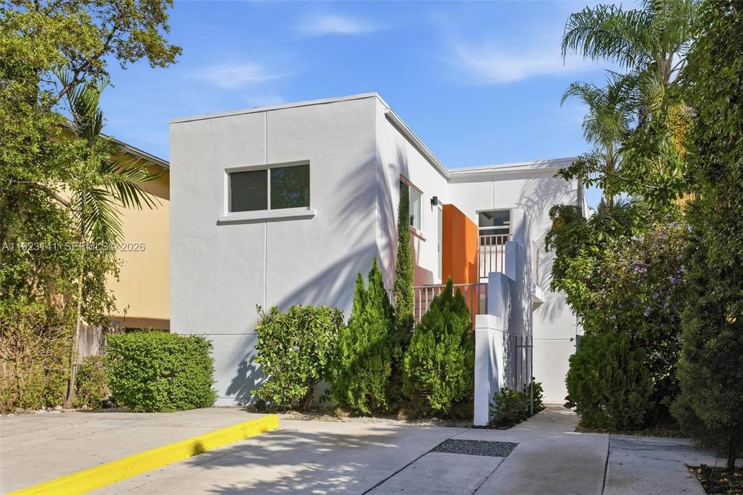 This architect designed duplex is perfectly situated between the coveted areas of Coconut Grove and Brickell.
