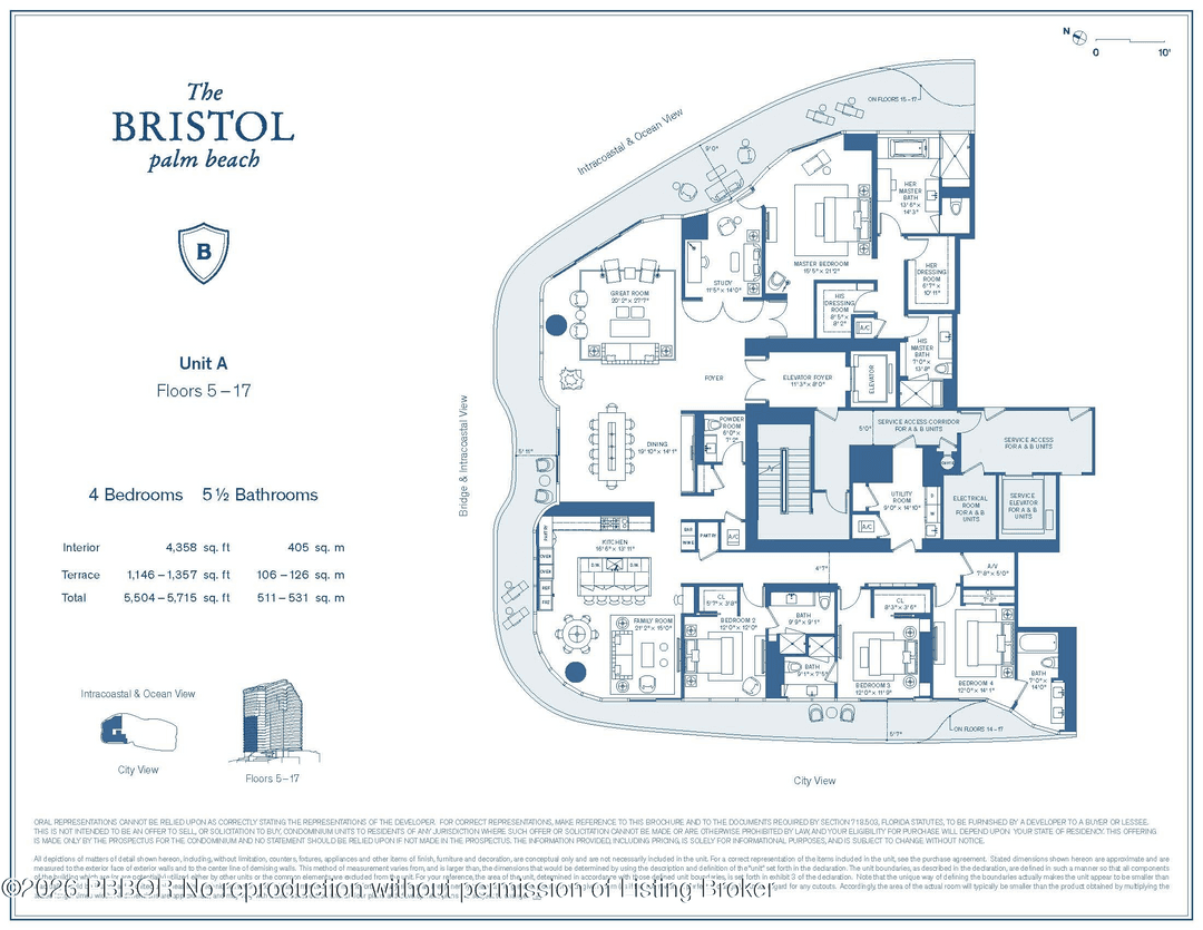 Chic Contemporary Turnkey Corner Residence at The Bristol.