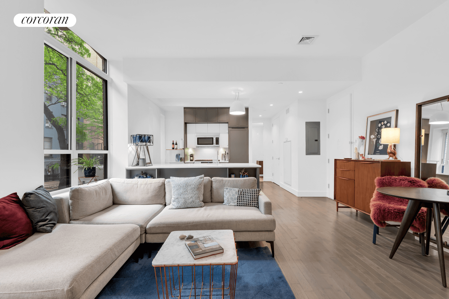 Discover your new urban retreat in the heart of Hell's Kitchen, TH215 at 416 West 52nd Street, a remarkable duplex condo that offers both style, convenience and space.