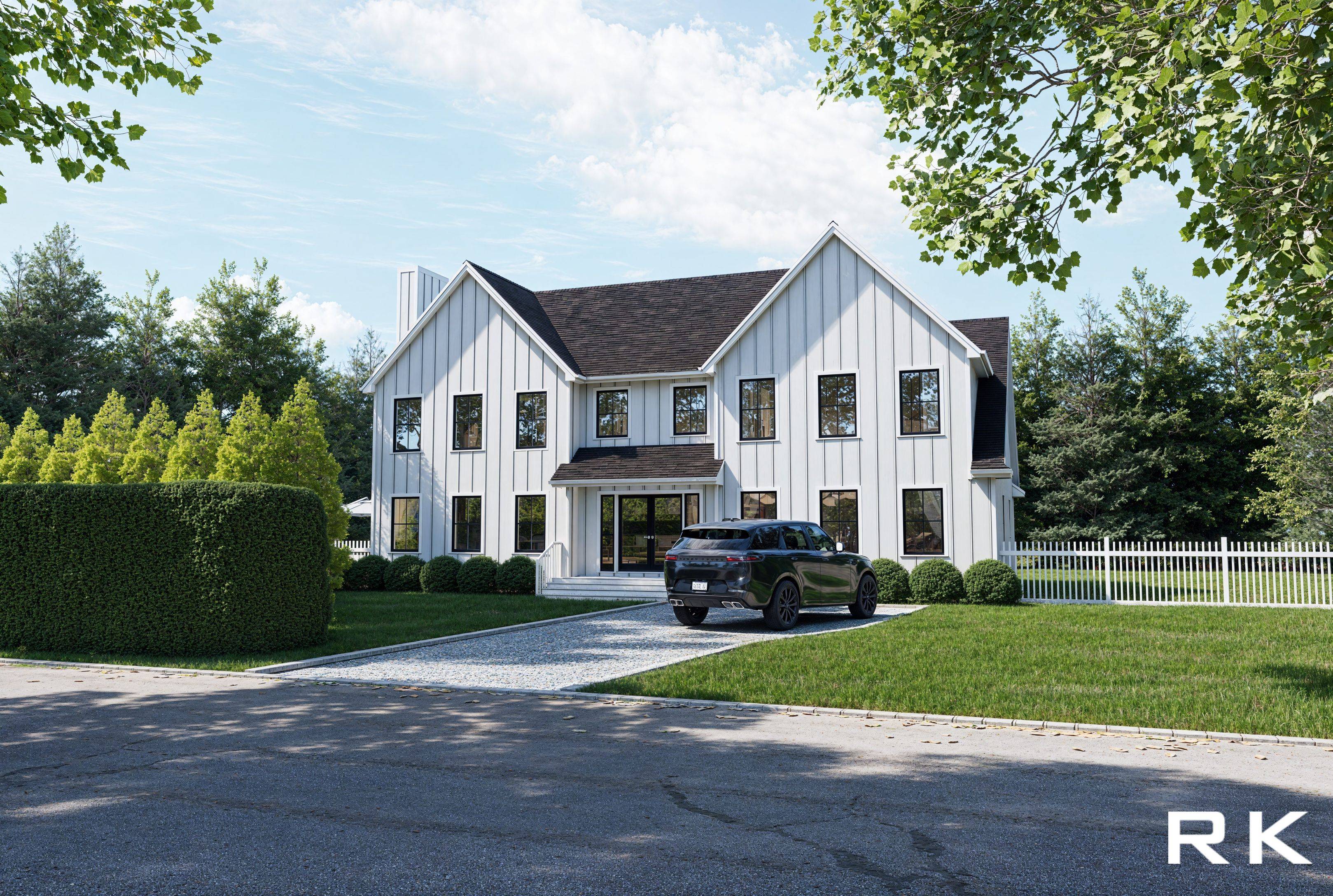 New Construction Modern Home in Scenic Water Mill Farm Country
