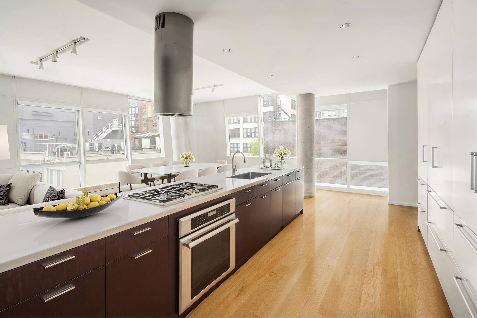 Residence 5W at 245 Tenth Avenue is a 3 bedroom, 3 bathroom 2, 400 SF located in the heart of West Chelsea.