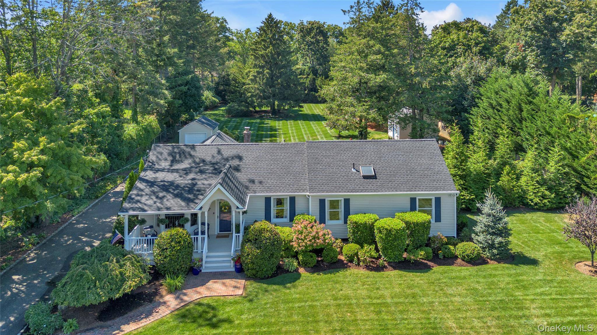 Charming Updated Ranch on 1 Acre in Harborfields School District !