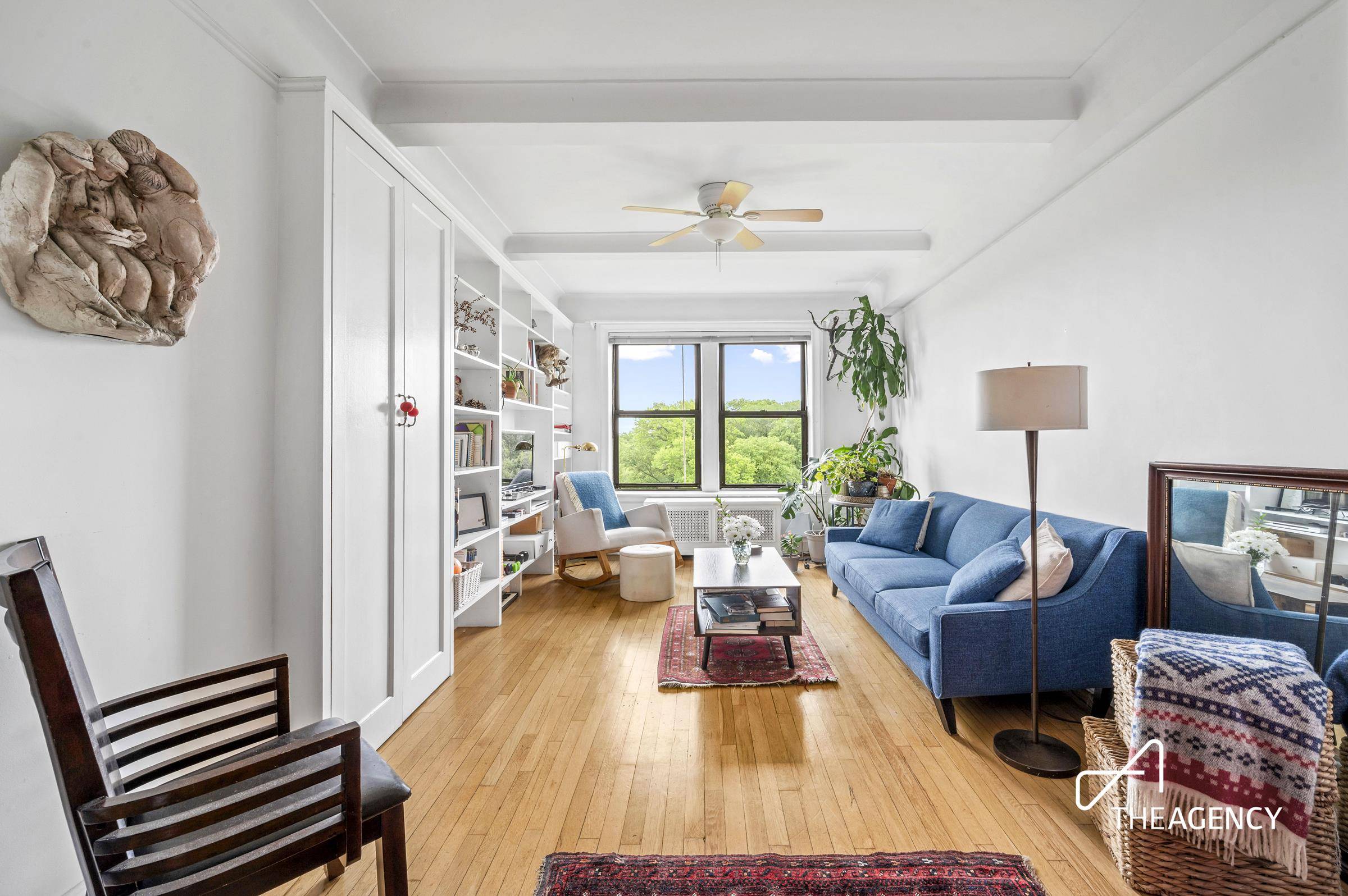 Perched on the 11th floor of a pre war co op along iconic Central Park West, Residence 11B offers an inviting and fully furnished two bedroom, two bathroom corner apartment ...