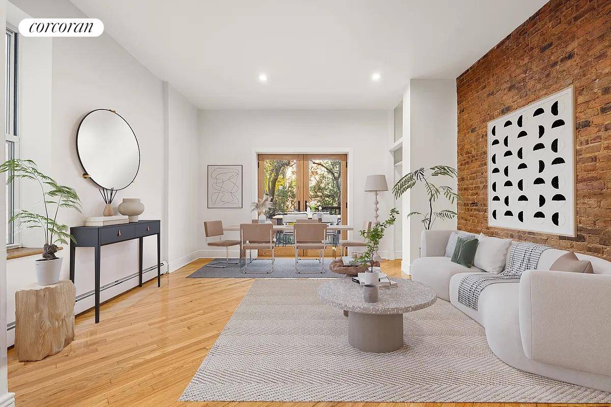 Located at the crossroads of Crown Heights and Prospect Heights, this spacious duplex awaits its new resident.